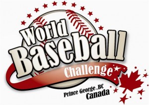 logo for the International Baseball Federation (IBAF) World Baseball Challenge being held in Prince George, British Columbia, Canada July 7 - 18 2011